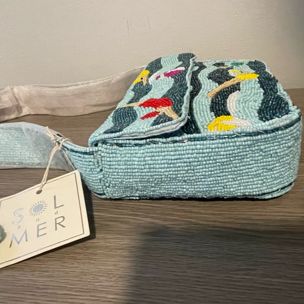 Sol and Mer Swimmers Beaded Bag and Coin Pouch Set - Picture 7 of 13